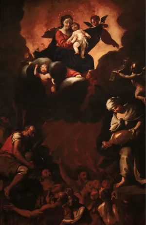 Madonna and Child with Souls in Purgatory