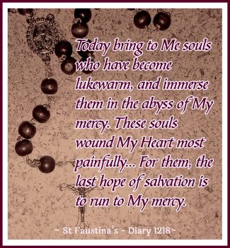 Divine Mercy Chaplet: Lukewarm