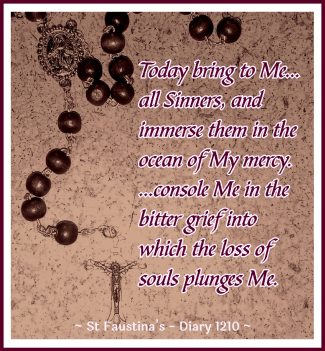 Divine Mercy Chaplet: Sinners