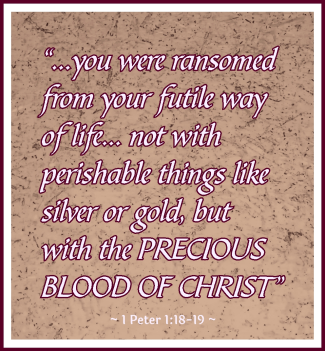 Litany of the Most Precious Blood of Jesus